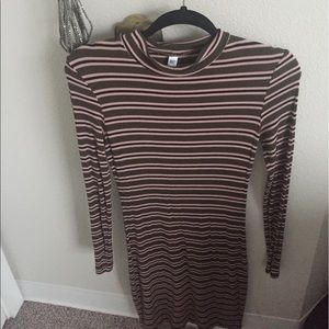 American apparel striped dress